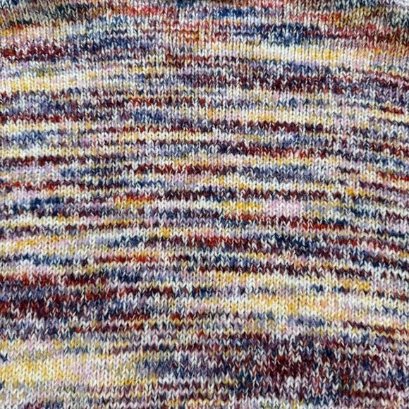 Forever 21 Cozy Multicolor Knit Crop Sweater Fall Autumn Core Chic Size L - Picture 13 of 14